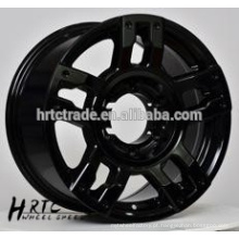 HRTC 17 * 8 e 16 * 8 polegadas réplica de rodas de liga para o mercado de Turquia preto